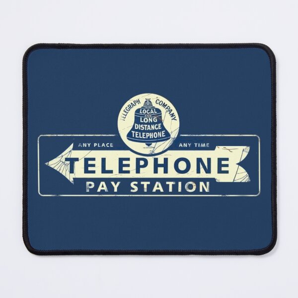 Item preview, Vintage pay phone sign designed and sold by ThekerjK.