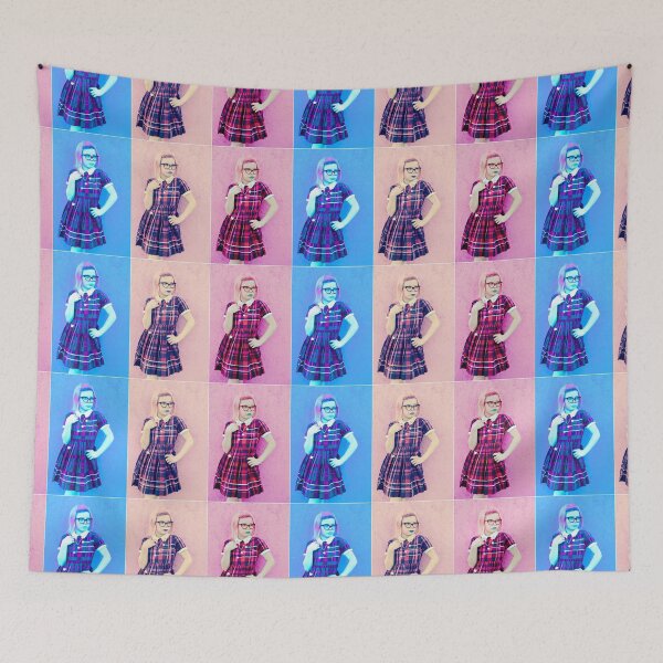Item preview, Pretty In Pink & Blue designed and sold by maliceofalice.