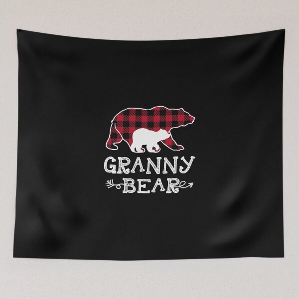 Item preview, Granny Bear Christmas Pajama Red Plaid Buffalo Family Gift designed and sold by azerbaija.