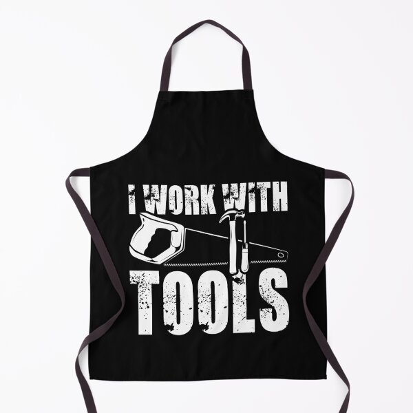 Item preview, I Work With Tools Funny Contractor Mechanic Handyman Roofer, Carpenter Woodworking designed and sold by Merchking1.