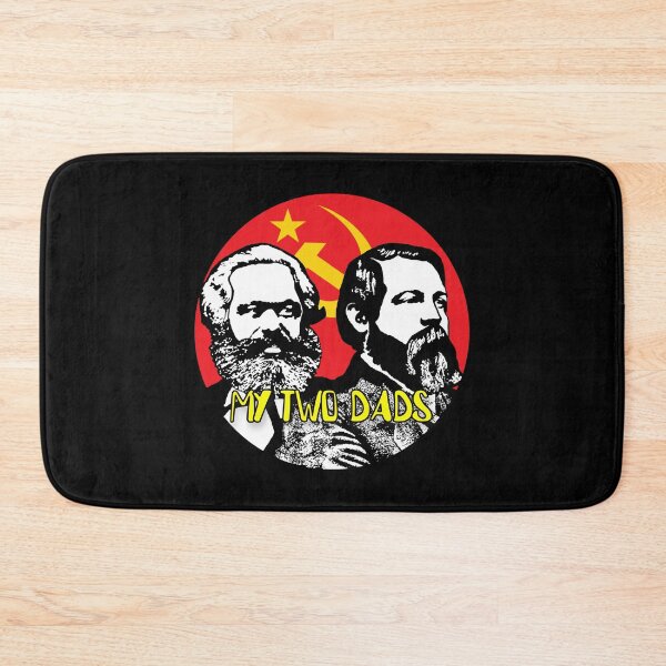 Item preview, Marx And Engels Two Dads designed and sold by RevolutionInPaint.