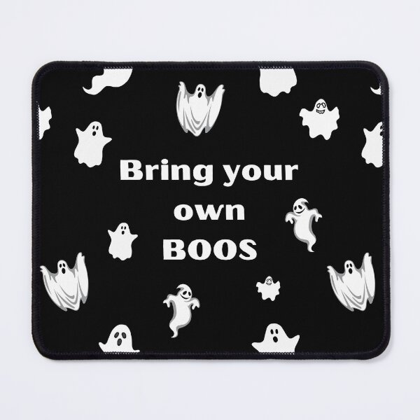 Item preview, Bring Your Own Boos Black and White Halloween Design designed and sold by EndlessDoodles.