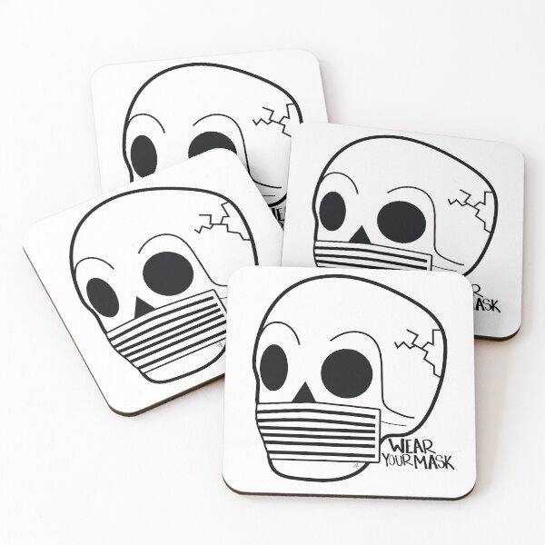 Item preview, Skeleton Dude WEAR YOUR MASK designed and sold by vilo99.