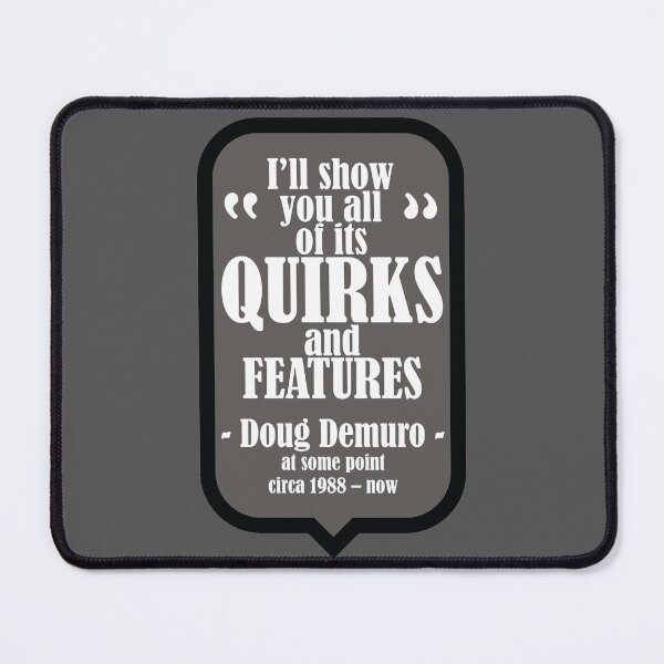 Item preview, Quirks and Features - Doug Demuro designed and sold by artColourized.