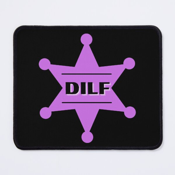 Item preview, DILF Purple badge - Hot Dad Badge designed and sold by CaitU.