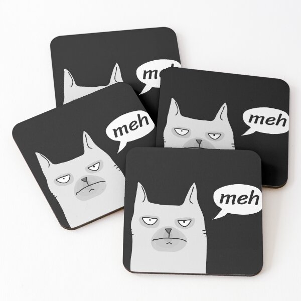 Item preview, Funny Meh Cat designed and sold by NuarzDesign.