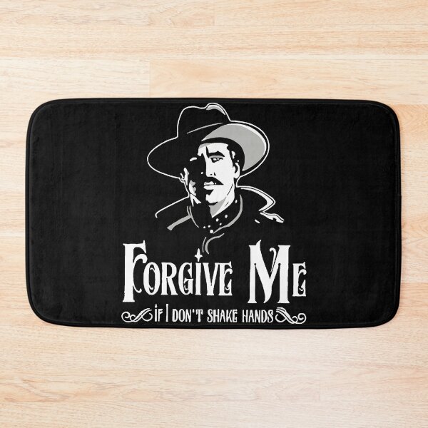 Item preview, Men Women Doc Holliday Forgive Me If I Don'T Shake Hands  Classic Fan designed and sold by KareemPollich.