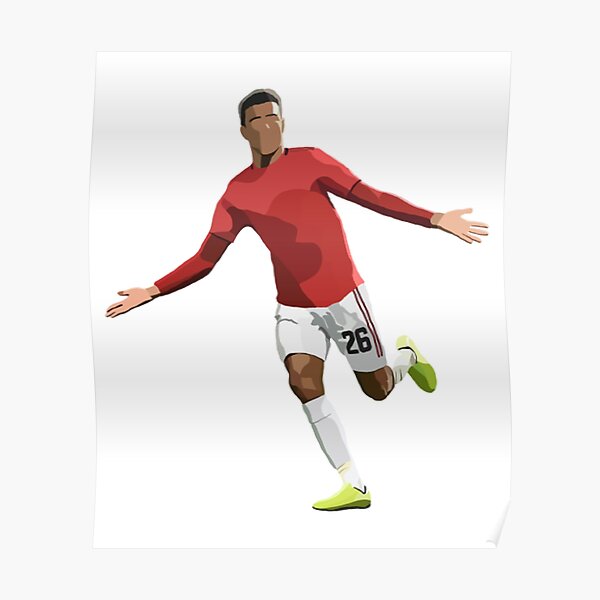 Paul Pogba Poster On Silk <49cm x 35cm, 19inch x 14inch> - E11231