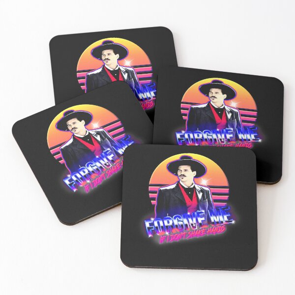 Item preview, Mens Womens Doc Holliday Forgive Me If I Don'T Shake Hands Retro Classic Fans designed and sold by KareemPollich.