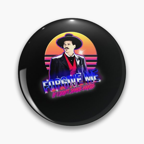 Item preview, Mens Womens Doc Holliday Forgive Me If I Don'T Shake Hands Retro Classic Fans designed and sold by KareemPollich.