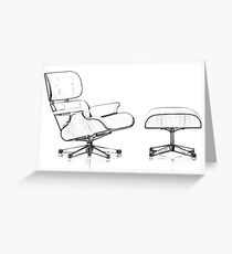 Eames Lounge Chair Greeting Card