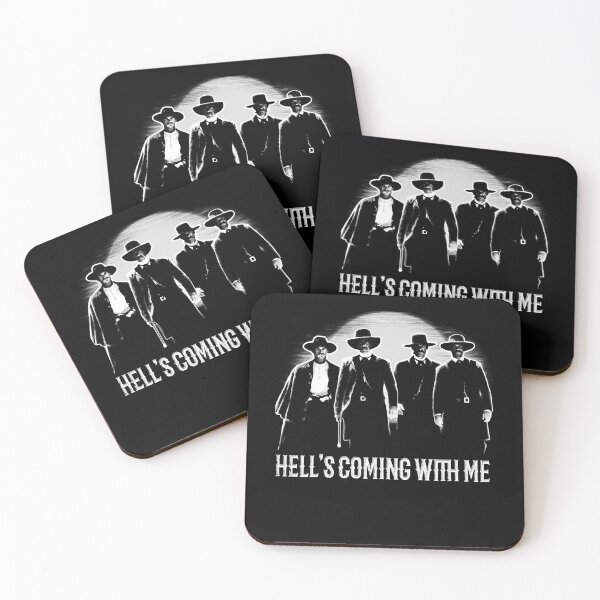 Item preview, Retro Vintage Mens Best Retro Tombstone Doc Holiday Hells Coming With Me Gift For Everyone designed and sold by KareemPollich.