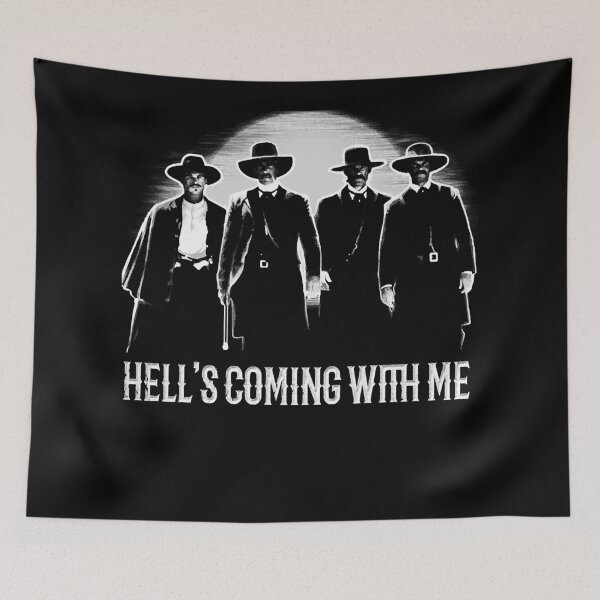 Item preview, Retro Vintage Mens Best Retro Tombstone Doc Holiday Hells Coming With Me Gift For Everyone designed and sold by KareemPollich.
