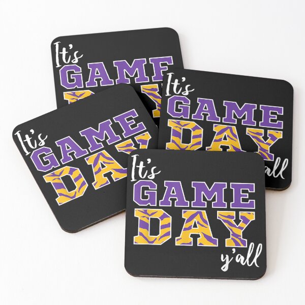 Item preview, It's Game Day Ya'll Tiger Purple Gold T designed and sold by danielleclh.
