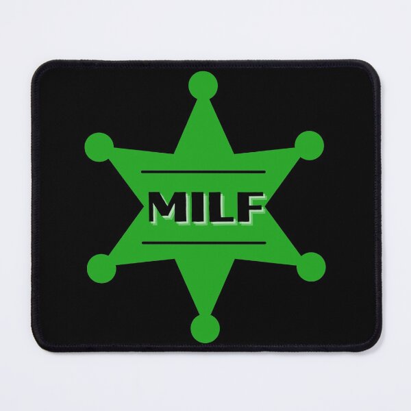 Item preview, MILF Green Badge - Hot Mom Badge designed and sold by CaitU.