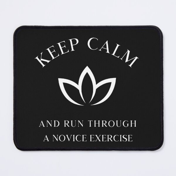 Item preview, Keep calm and run through a novice exercise designed and sold by Better2weather.