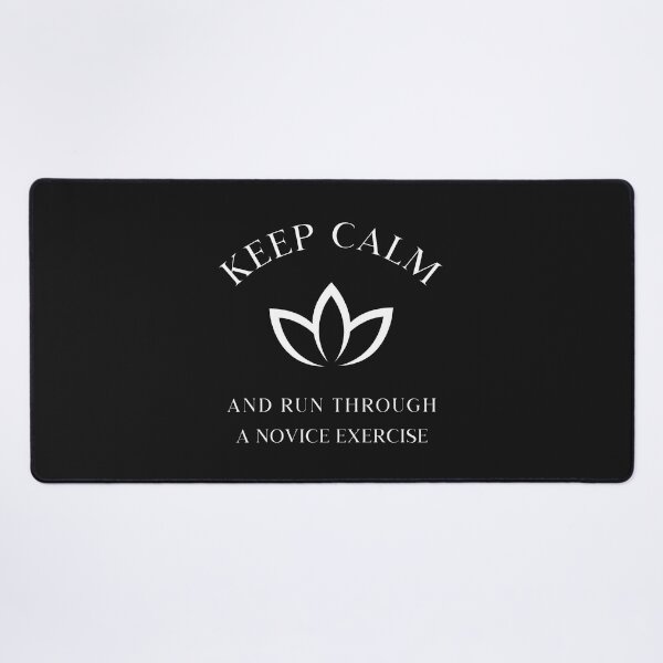 Item preview, Keep calm and run through a novice exercise designed and sold by Better2weather.