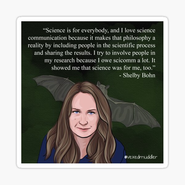 #SciComm100: Shelby Bohn Sticker