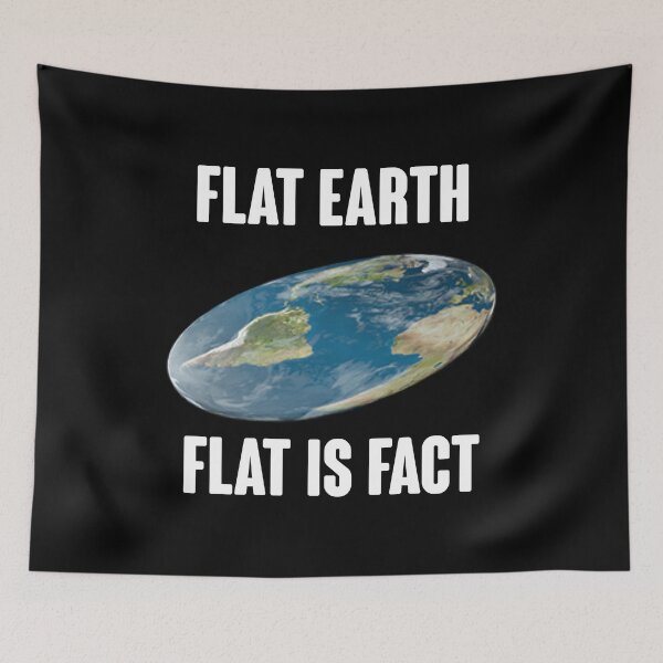 Item preview, Flat Earth Earther Society Science Theory Believer designed and sold by Merchking1.