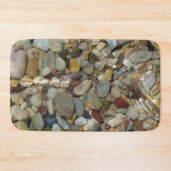 Item preview, Amazing colorful stones in the sea at a beach in Lefkada, Greece - natural stones designed and sold by Designbyfia.