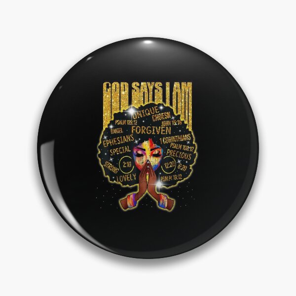 Item preview, African God Say I Am For Women - Gold Black Girl designed and sold by danielleclh.
