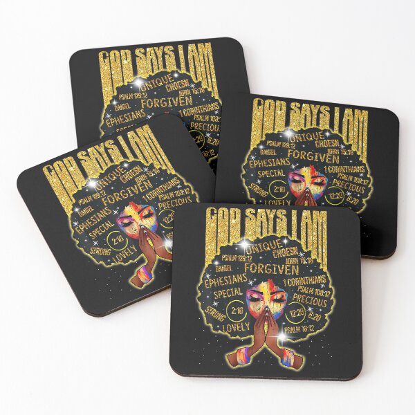 Item preview, African God Say I Am For Women - Gold Black Girl designed and sold by danielleclh.