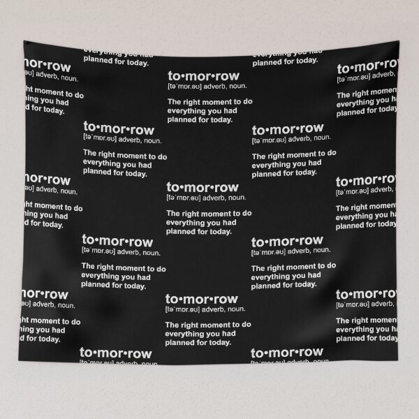 Item preview, Tomorrow Definition  designed and sold by ExfordMerri1991.