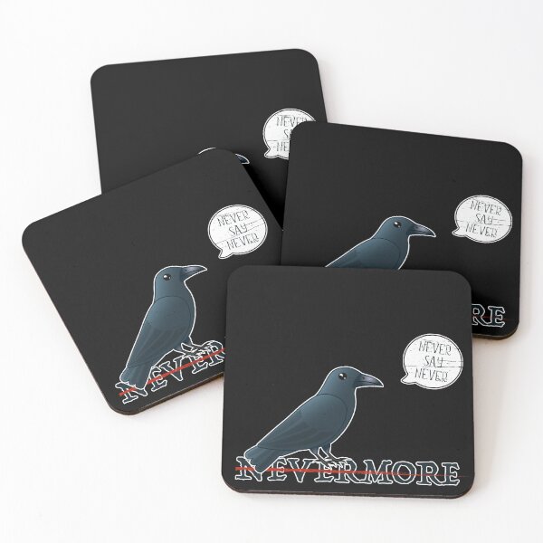 Item preview, Halloween Raven: Never Say Never (Not E.A. Poe's Nevermore) designed and sold by Happy Puppy Print On Demand.
