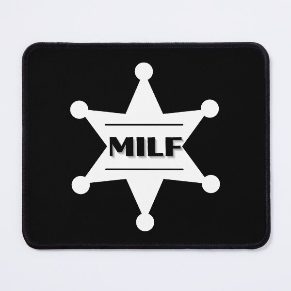 Item preview, MILF White Badge - Hot Mom Badge designed and sold by CaitU.