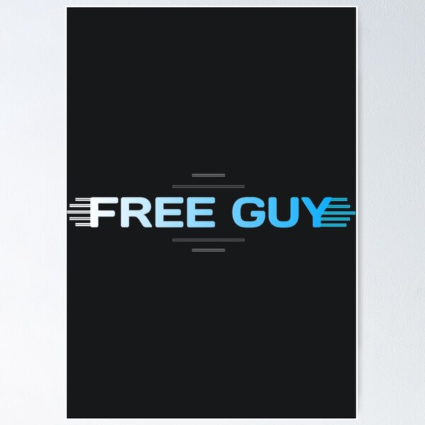 Free Guy Movie Ryan Reynolds Poster Vector Art Digital Print Printable for  Stickers Wallpaper Canvas and More