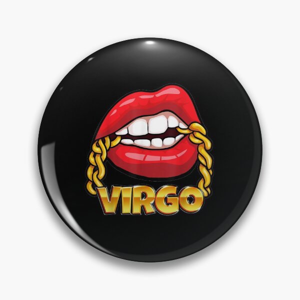 Item preview, Juicy Lips Gold Chain Virgo Zodiac Sign designed and sold by danielleclh.