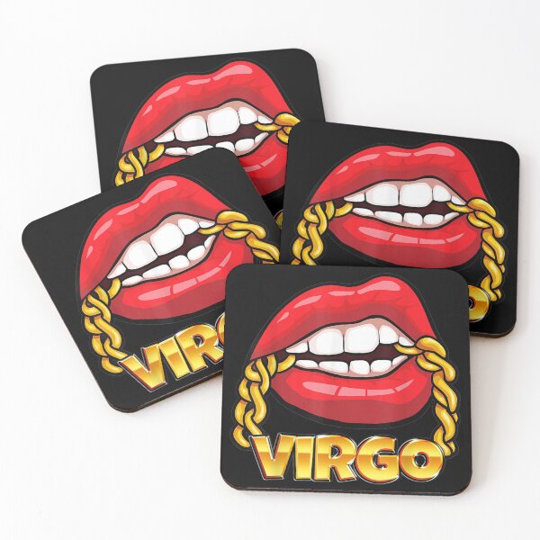 Item preview, Juicy Lips Gold Chain Virgo Zodiac Sign designed and sold by danielleclh.
