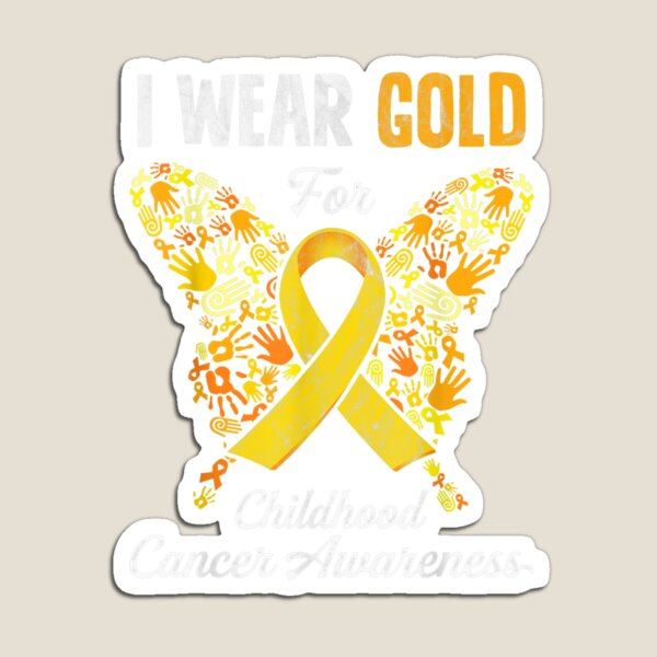Item preview, I Wear Gold For Childhood Cancer Awareness Gift designed and sold by danielleclh.
