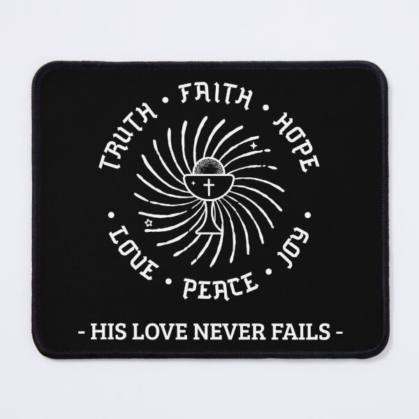 Item preview, His Love Never Fails designed and sold by Beltschazar.