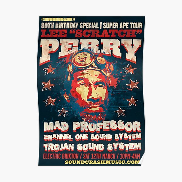 &ldquo;lee scratch perry&rdquo; Poster by KECHOAK | Redbubble