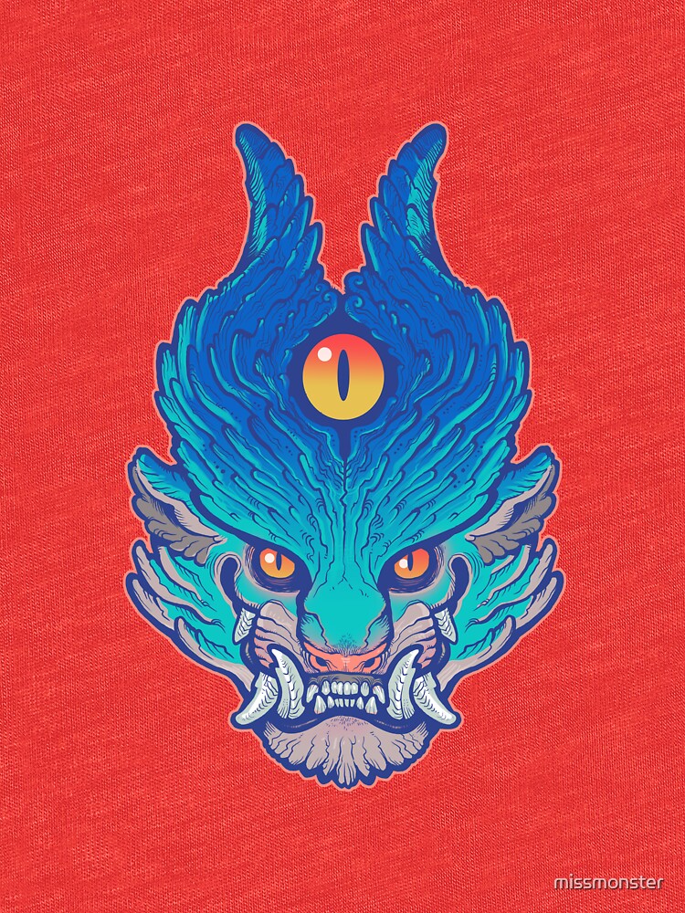 “Blue Demon” T-shirt by missmonster | Redbubble