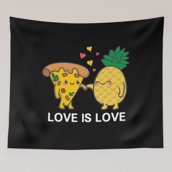 Item preview, Love Is Love Pineapple Pizza Pride LGBTQ Support Equality  designed and sold by alenaz.
