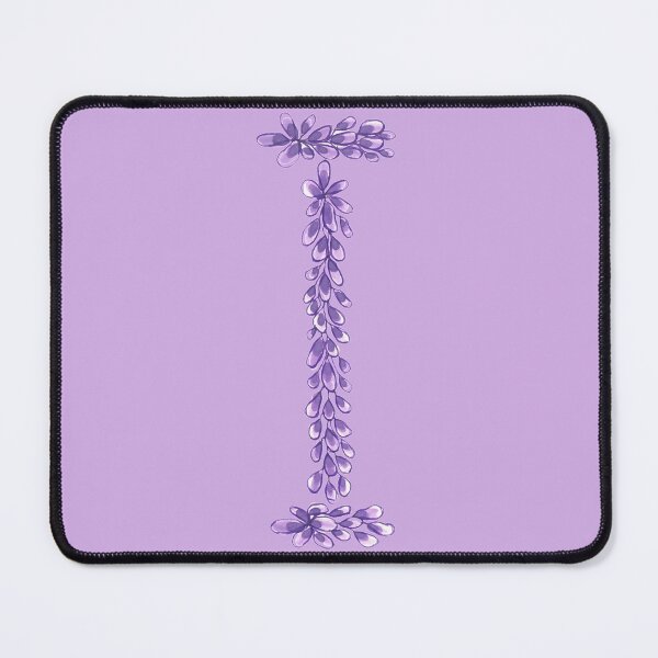 Item preview, Lavender Letter I Hand Drawn in Watercolor and Ink designed and sold by EndlessDoodles.