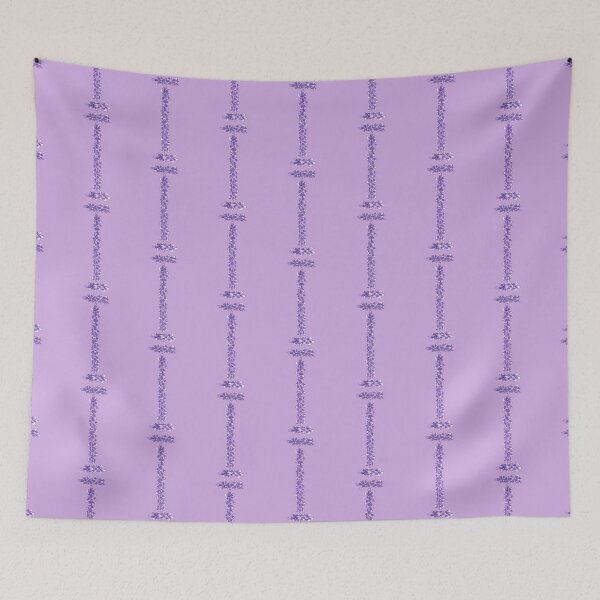 Item preview, Lavender Letter I Hand Drawn in Watercolor and Ink designed and sold by EndlessDoodles.