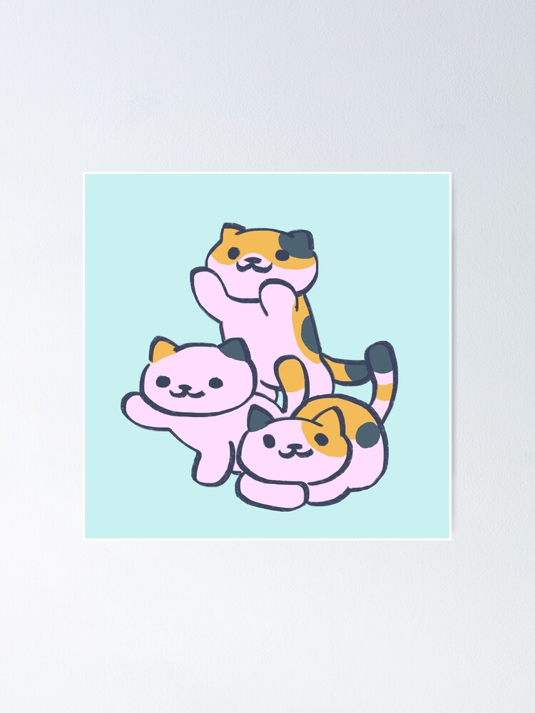 “I draw that wallpaper dottie, callie, and sunny calico cats gang