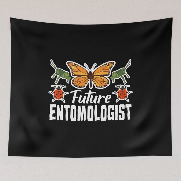 Item preview, Bug Lover Insects Butterfly Future Entomologist  With Monarch Butterfly Grasshopper Bugs designed and sold by Merchking1.