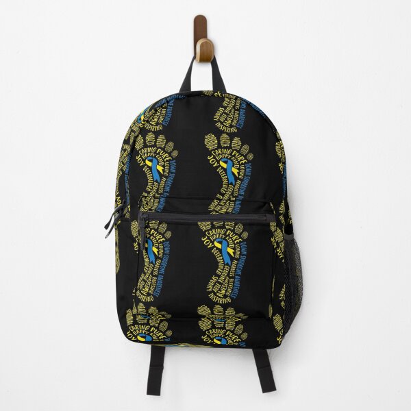 Item preview, Down Syndrome Awareness Day Foot Wordle Yellow Blue Love Colors designed and sold by Merchking1.