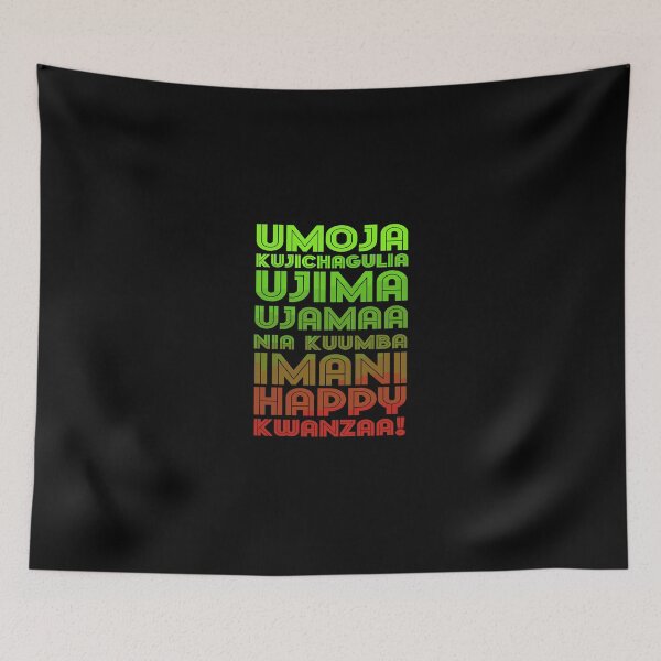 Item preview, African American 7 Principles Gift Kwanzaa Festive designed and sold by bentwellmean.