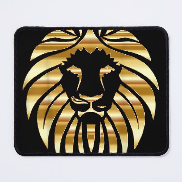 Item preview, Metallic Gold King Lion Jungle designed and sold by danielleclh.