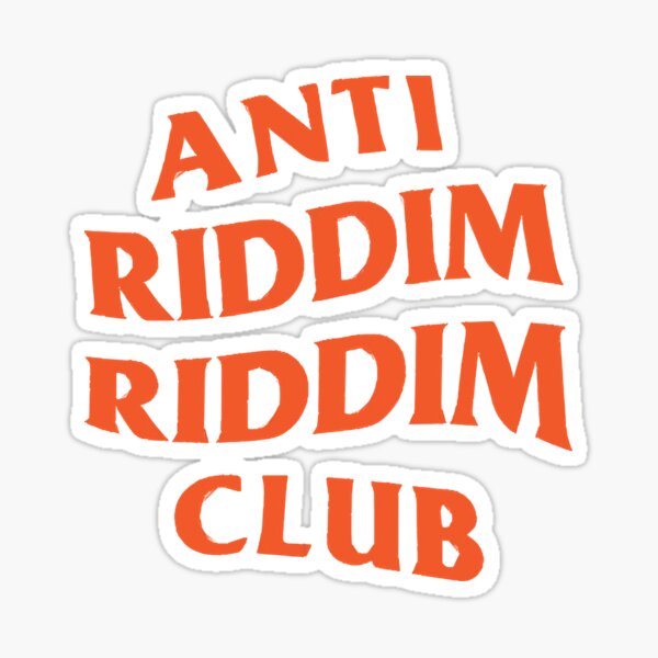 Artikel-Vorschau von Anti Riddim Riddm Club Orange Logo T-Shirt, designt und verkauft von greal198.