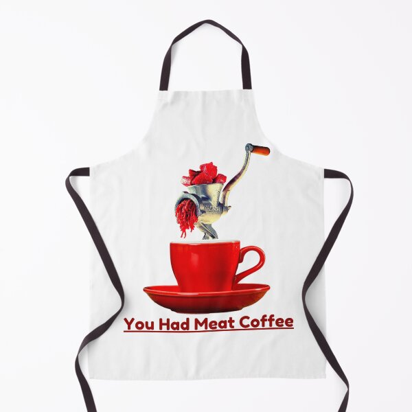 Item preview, You Had Meat Coffee Halloween Macabre Horror Cannibalism Funny You Had Me At Play On Words Grinds Ground Roasted Beef designed and sold by CBCreations73.