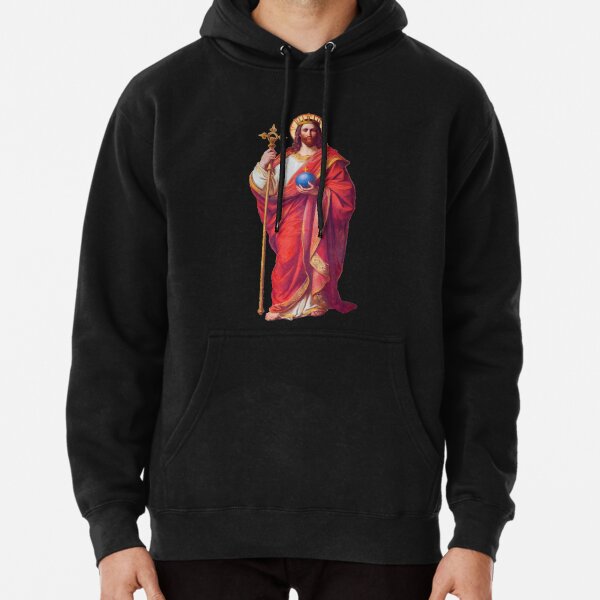 Christ Pantocrator Adult Pull-Over Hoodie by Byzantine Icon - Fine