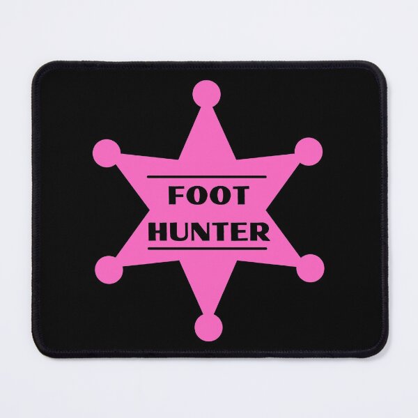 Item preview, Foot Hunter Pink Badge - Feet Fetish designed and sold by CaitU.