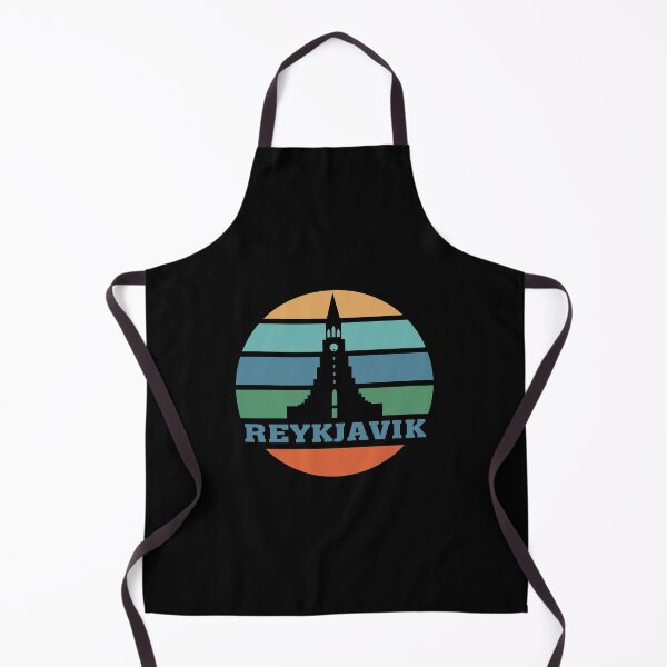 Item preview, Reykjavik Iceland Skyline Landmark Vintage Sunset Travel Souvenir designed and sold by TeeHome.