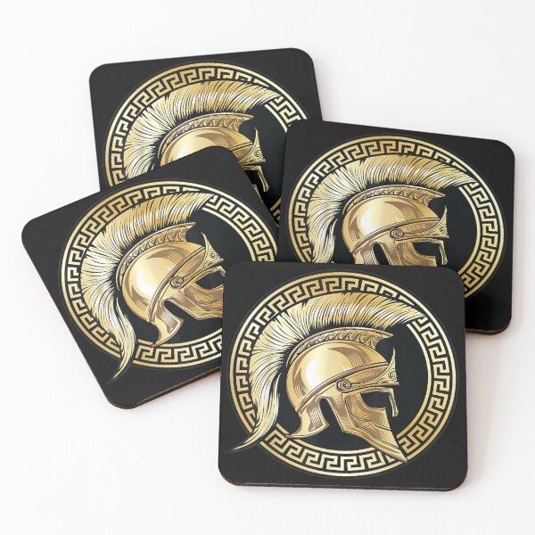 Item preview, Spartan Helmet Gold Gladiator Sparta Greek Gym designed and sold by danielleclh.